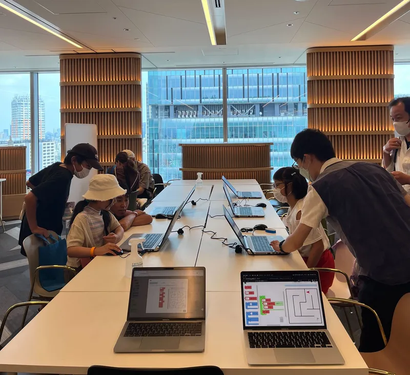 コエテコジュニアプログラミングフェス2023に出展しました