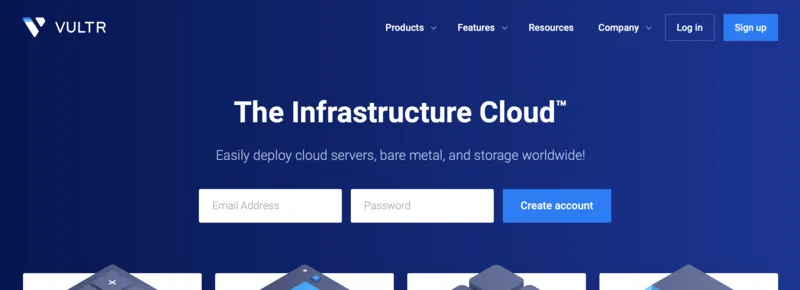 Vultr公式サイト
